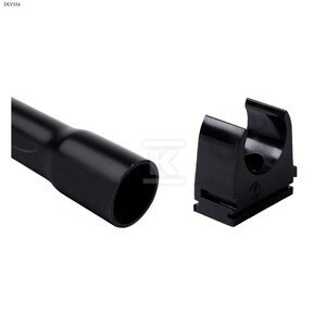 RURA CZARNA UV Z KIELI.1540 + 3 UCHWYTY