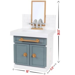 First bathroom sink