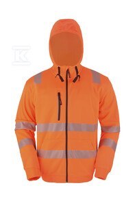 BLUZA HI-VI (FLUO) POMARAŃCZOWA XXL