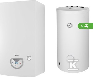 kocioł gazowy TERMET PAKIET SILVER PRO 20KW+ BUFOR CWU SWK 120