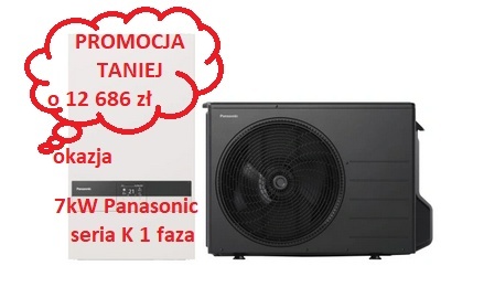 7kW Panasonic seria K 1 faza Pompa Ciepła KIT-WC07K3E5 WH-SDC0309K3E5 WH-UDZ07KE5 HIGH-PERFORMANCE 7kW Panasonic seria K 1 faza Pompa Ciepła KIT-WC07K3E5 WH-SDC0309K3E5 WH-UDZ07KE5 HIGH-PERFORMANCE