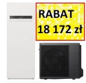 9kW Panasonic seria K 1 Fazowa z zasobnikiem 185L Pompa ciepła ALL IN ONE SPLIT KIT-ADC09K3E5 jz WH-ADC039K3E5 jw WH-UDZ09KE5