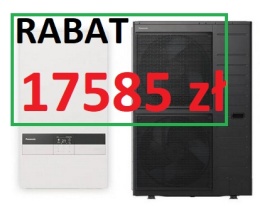 9kWPanasonic seria K T-CAP 3fazy Pompa ciepła SPLIT KIT-WXC09K3E8 WH-SXC09K3E8