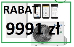 3kW POMPA CIEPŁA SPLIT Panasonic seria J- Aquarea 1-fazowa | KIT-WC03J3E5-SM