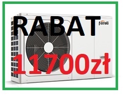 10 kW Ferroli Omnia M Pompa ciepła monoblok A+++ POMPA CIEPŁA OMNIA M 3.2 HI9 10 (380V)