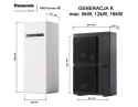 12kW Panasonic seria K 3 Fazowa z zasobnikiem 185L Pompa ciepła ALL IN ONE SPLIT KIT-ADC12K9E8 jw WH-ADC0912K9E8 jz WH-UDZ12KE8