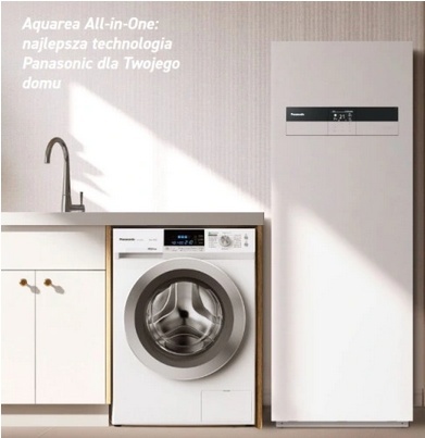 12kW Panasonic seria K 3 Fazowa z zasobnikiem 185L Pompa ciepła ALL IN ONE SPLIT KIT-ADC12K9E8 jw WH-ADC0912K9E8 jz WH-UDZ12KE8