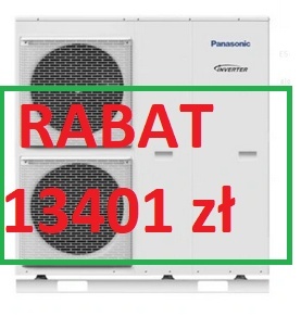 16kW Panasonic MONOBLOK R32 1-fazowa WH-MDC16H6E5