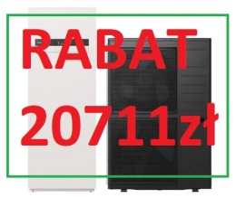 12kW Panasonic seria K 3Fazowa z zasobnikiem 260L Pompa ciepła ALL IN ONE SPLIT KIT-ADC12K9E83 jz WH-UDZ12KE8 jw WH-ADC0912K9E83