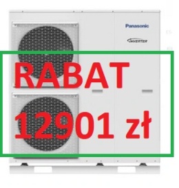 12kW Panasonic MONOBLOK R32 1-fazowa WH-MDC12H6E5