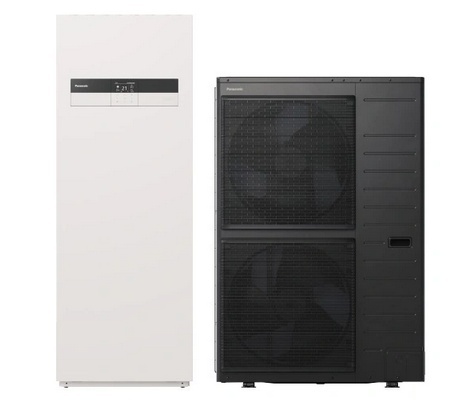 9kW Panasonic T-CAP seria K 3F z zasobnikiem 260L Pompa ciepła ALL IN ONE SPLIT KIT-AXC09K9E83 jz WH-UXZ09KE8 jwWH-ADC0912K9E83