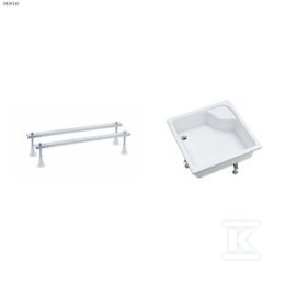 BRODZ.DORIS 90X90 GŁ.28CM+NÓŻKI/STELA