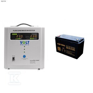SINUS PRO 2000 E 12/230V +AGM 12V 100AH