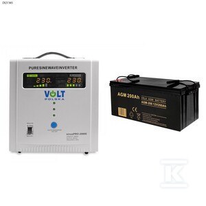 SINUS PRO 2000 E 12/230V +AGM 12V 200AH