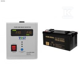 SINUS PRO 500 E 12/230V +AGM 12V 200AH