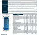 265L AQUATEC Bufor Wymiennik C.W.U. HPD-300 z 2 wężownicami 3,11m2+0,98m2 143kg