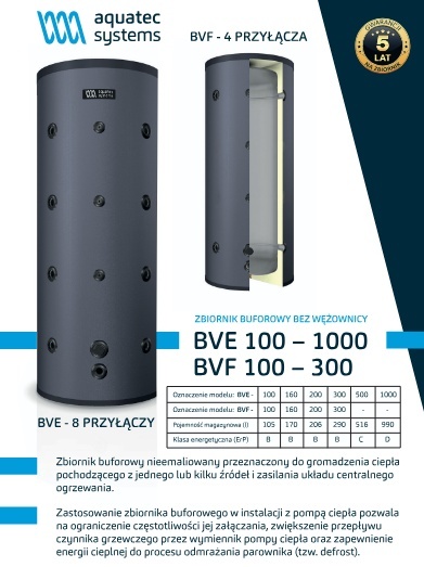 516L Aquatec Bufor 8 przyłączy BVE-500 96kg