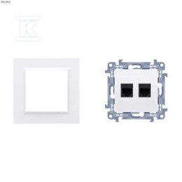 GN.2-KR.KOMP.RJ45 KAT6E BIAŁE+RA.SIMON1