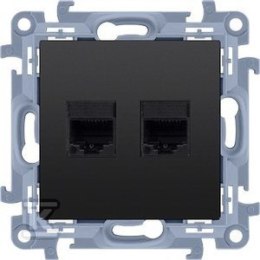 GN.2-KR.KO.RJ45 KAT6E+RAM.CZARNY SIMON10