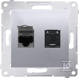 GN.KO.2XRJ45 K6 PRZ.+RA.IP44 S.M.SIMON54