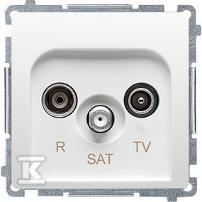 GN.RTV-SAT BIAŁE +RAM.BIAŁA