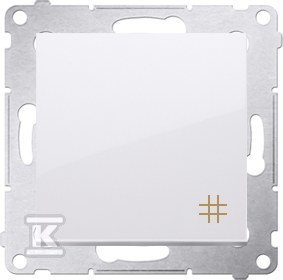 ŁĄCZ.KRZYŻ.+RAM.GIPS /IP44 BIAŁA SIM