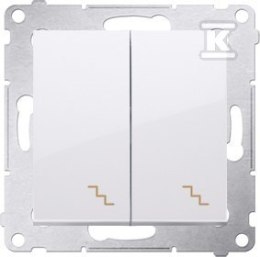 ŁĄCZ.SCH.PODW.PODŚW.+RAM.IP44 BI.SIMO