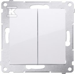 ŁĄCZ.ŚW.16A+RAM.GIPS /IP44 BIAŁA SIM