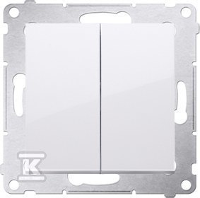 ŁĄCZ.ŚW.IP44+RAM.GIPS/IP44 BIAŁA SIM