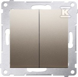 ŁĄCZ.ŚW.+RAM.IP20/44 ZŁOTY MAT SIMON