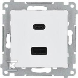 ŁAD.2XUSD C+A 30W +RAM.IP44 BI.SIMON54