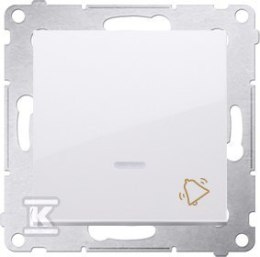 PRZ.DZWON.PODŚ.+RAM.GIPS/IP44 BI.SIMON5