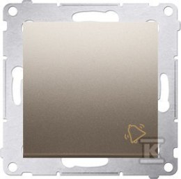 PRZ.DZWON.+RAM.IP20/44 ZŁOTY MAT SIMON5