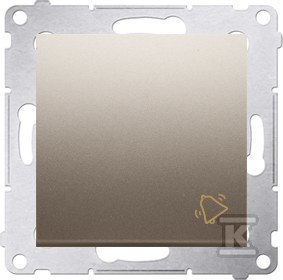 PRZ.DZWON.+RAM.IP20/44 ZŁOTY MAT SIMON5