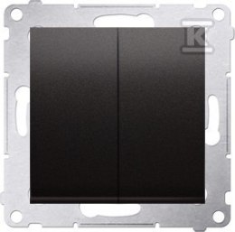 PRZ.PODW.+RAM.IP20/44 ANTRACYT SIMON54