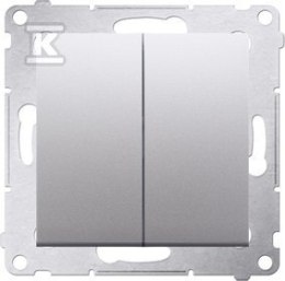 PRZ.PODW.+RAM.IP20/44 SREBR.MAT SIMON54