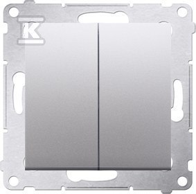 PRZ.PODW.+RAM.IP20/44 SREBR.MAT SIMON54