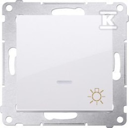 PRZ.ŚWI.PODŚW.+RAM.GIPS/IP44 BI.SIMON5