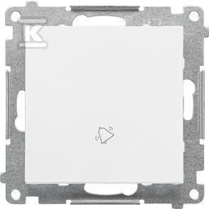 PRZY.DZWONEK+RAM.LINE BIAŁY MAT SIMON55