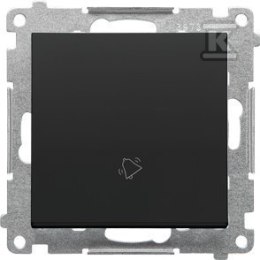 PRZY.DZWONEK+RAM.LINE CZARNY MAT SIMON55