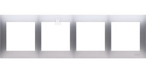 RAM.4-KR.IP20/44 SREBRNY MAT SIMON54