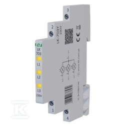 LK-703Y LAMP. 1/3S 3XLED ŻÓŁTA