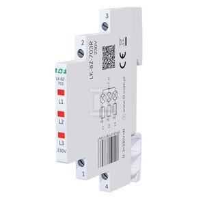 LK-BZ-703R LAMP. 1/3S 3XLED CZERWONA LK-BZ-703R LAMP. 1/3S 3XLED CZERWONA