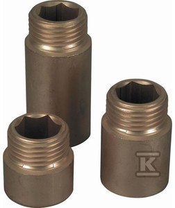 PRZEDŁUŻKA 1/2"X50MM MOSIĄDZ ONNLINE