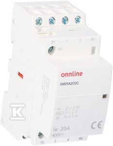 STYCZNIK MOD.2NO+2NC 25A 230V AC ONNLINE