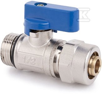 ZAW.MINI NIEBI.G1/2 ORING ZŁ.PEX/AL.G1/ ZAW.MINI NIEBI.G1/2 ORING ZŁ.PEX/AL.G1/