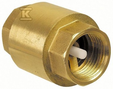 ZAWÓR ZWROTNY 3/4" MOSIĄDZ,SPRĘŻYNKA ZAWÓR ZWROTNY 3/4" MOSIĄDZ,SPRĘŻYNKA