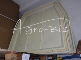 Dach plastikowy z tworzywa szklanego 132x134mm Ursus C-330