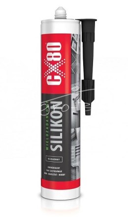Silikon uniwersalny kartusz 310ml bezbarwny CX-80
