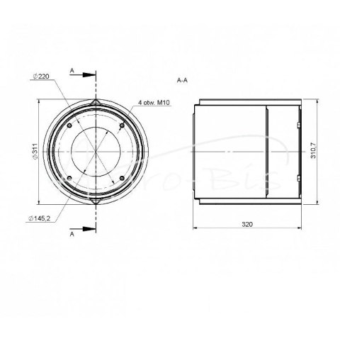 Osłona bębna kosiarka rotacyjna 1,5mm Z-036 Osłona bębna kosiarka rotacyjna 1,5mm Z-036
